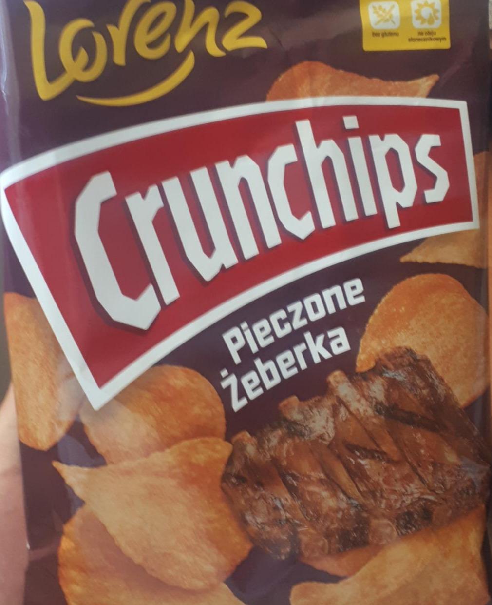 Фото - Чипсы картофельные со вкусом запеченного мяса Crunchips Lorenz