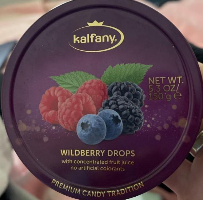 Фото - Леденцы фруктовые Wild Berry Drops Kalfany