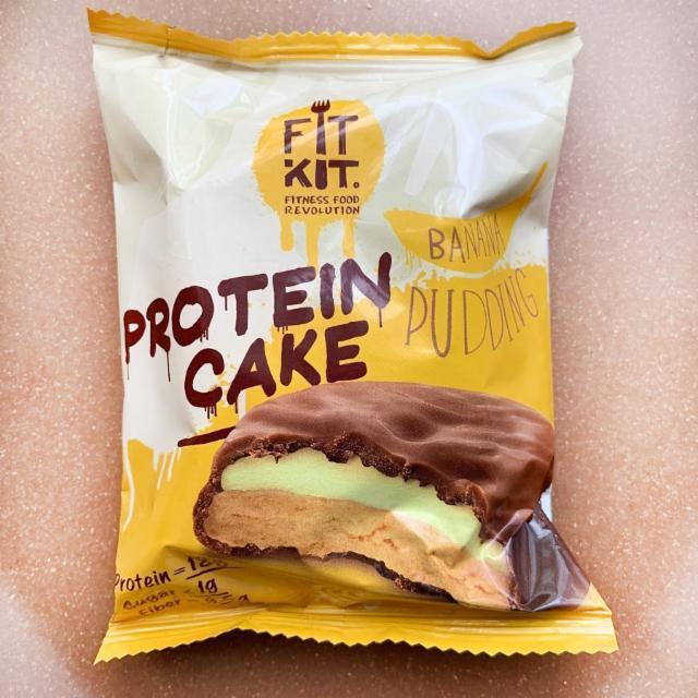 Фото - Protein cake banana банановый пудинг Fit Kit