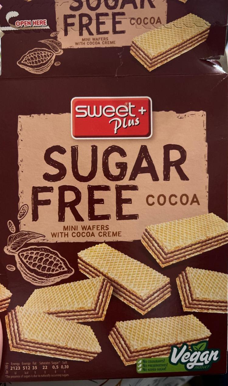 Фото - Sugar free mini wafers with cocoa crème Sweet plus