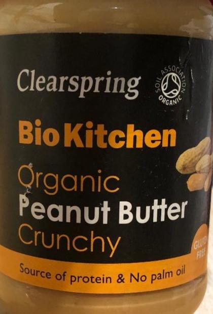 Фото - органическое арахисовое масло хрустящее Clearspring