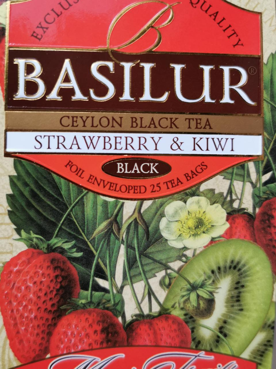 Фото - Чай чёрный Strawberry & Kiwi Magic Fruits Basilur