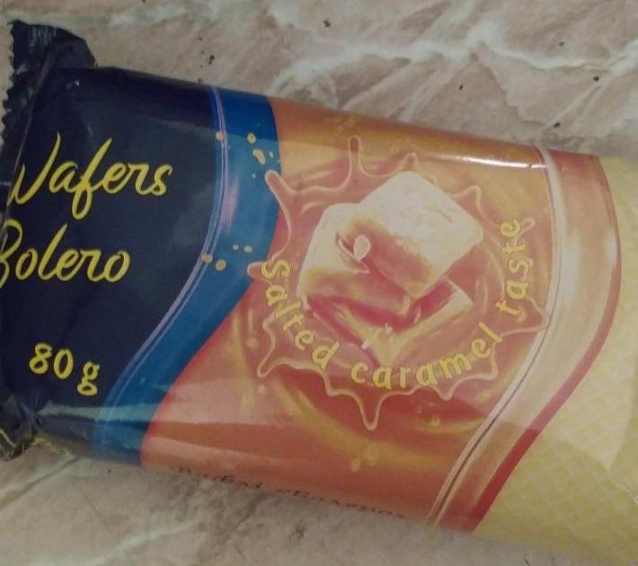 Фото - Вафли со вкусом соленой карамели Bolero
