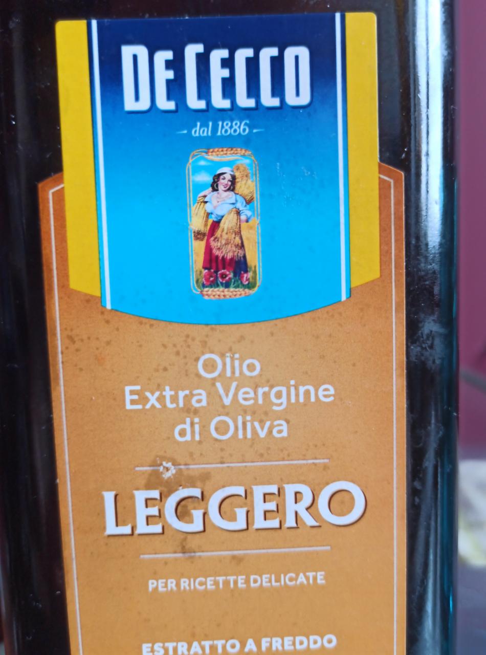 Фото - Масло оливковое leggero De Cecco