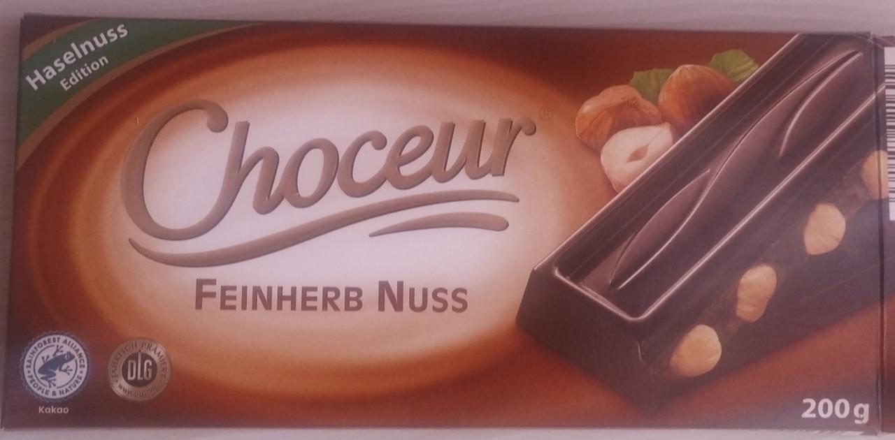 Фото - Шоколад темный с лесными орехами Haselnüsse Chateau