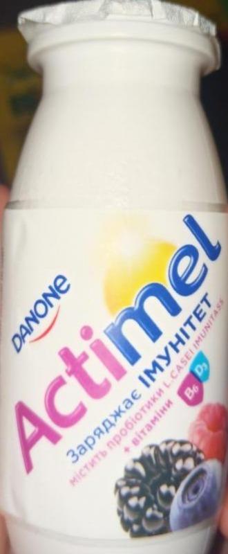 Фото - Продукт кисломолочный Actimel 1.5% Лесные ягоды Danone