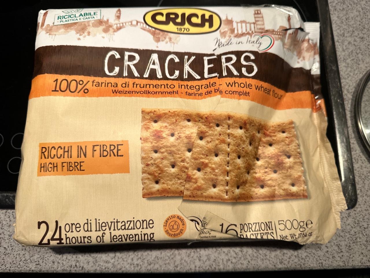 Фото - Крекеры из цельной пшеницы Crackers Crich