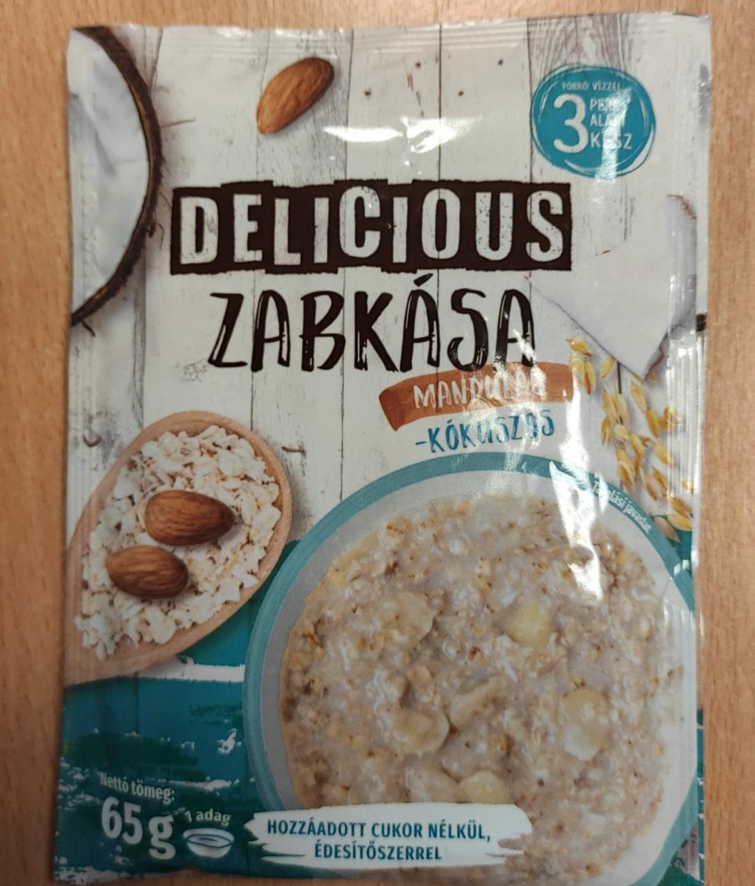 Фото - Каша овсяная миндаль-кокос Zabkasa Delicious