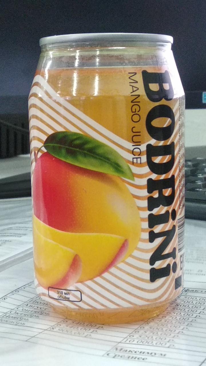 Фото - Напиток со вкусом манго BORDINI