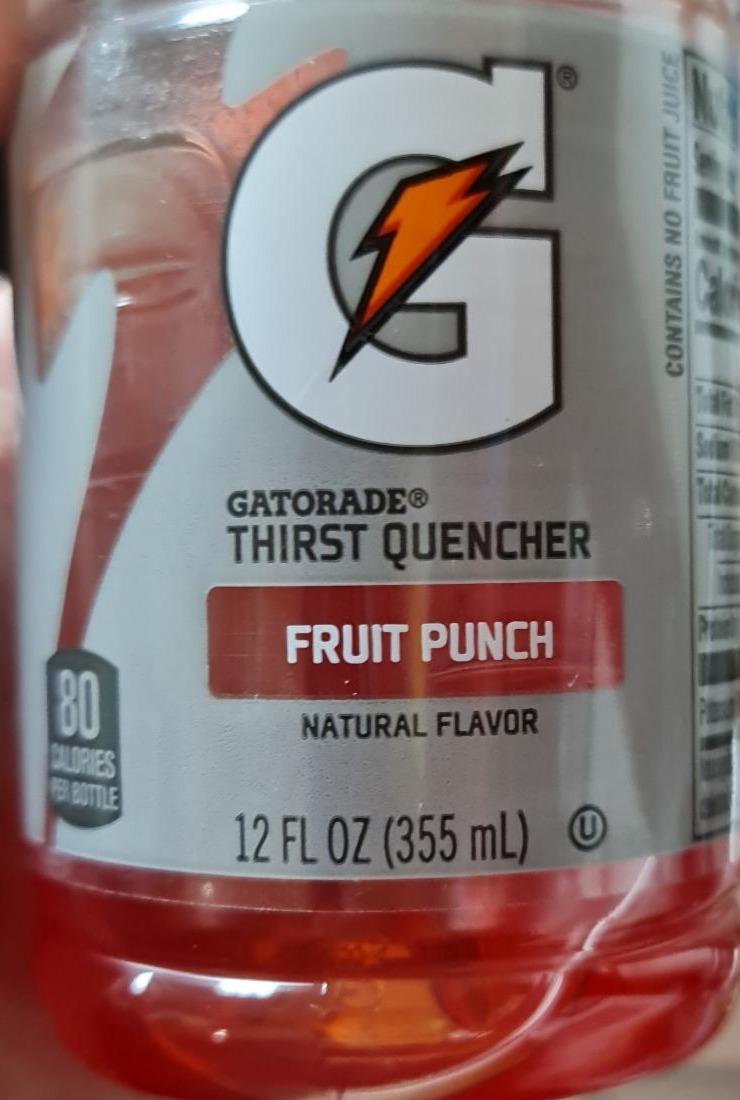 Фото - Напиток со вкусом Fruit Punch Gatorade