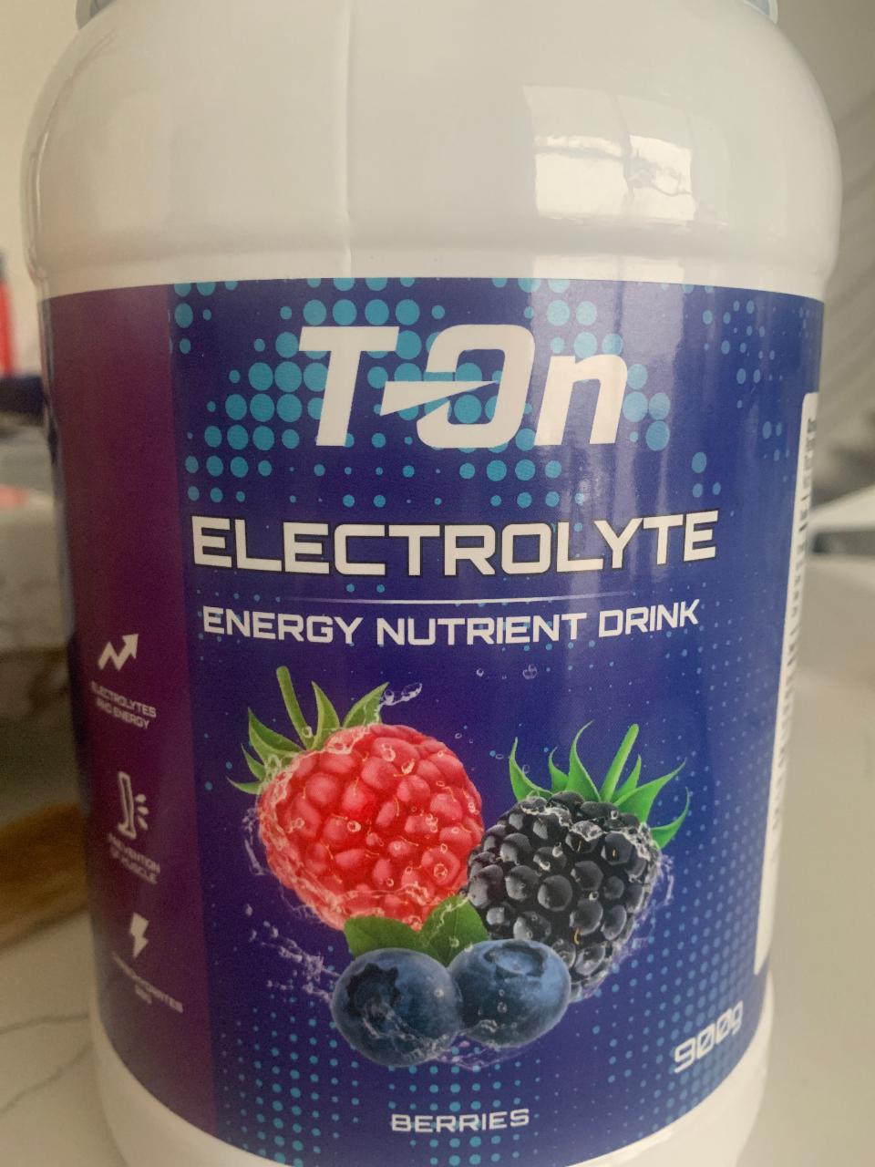 Фото - Углеводный напиток с электролитами (лесные ягоды) T-ON