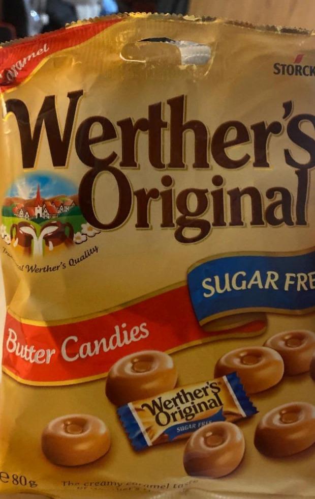 Фото - Butter candies caramel Sugar free Werther's Original Storck
