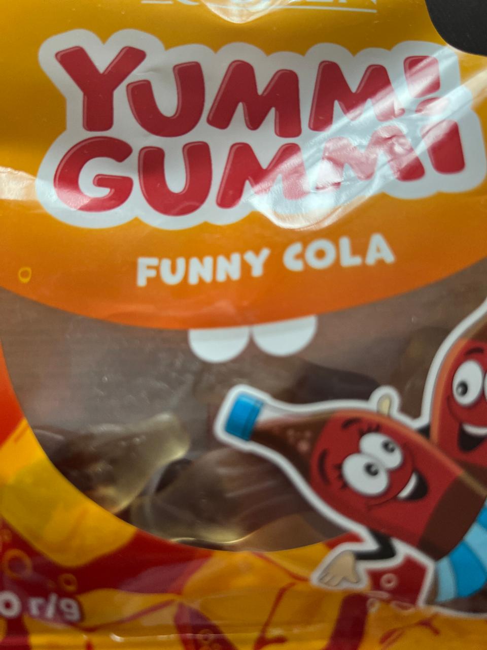 Фото - Конфеты желейные Funny Cola Yummi Gummi Roshen