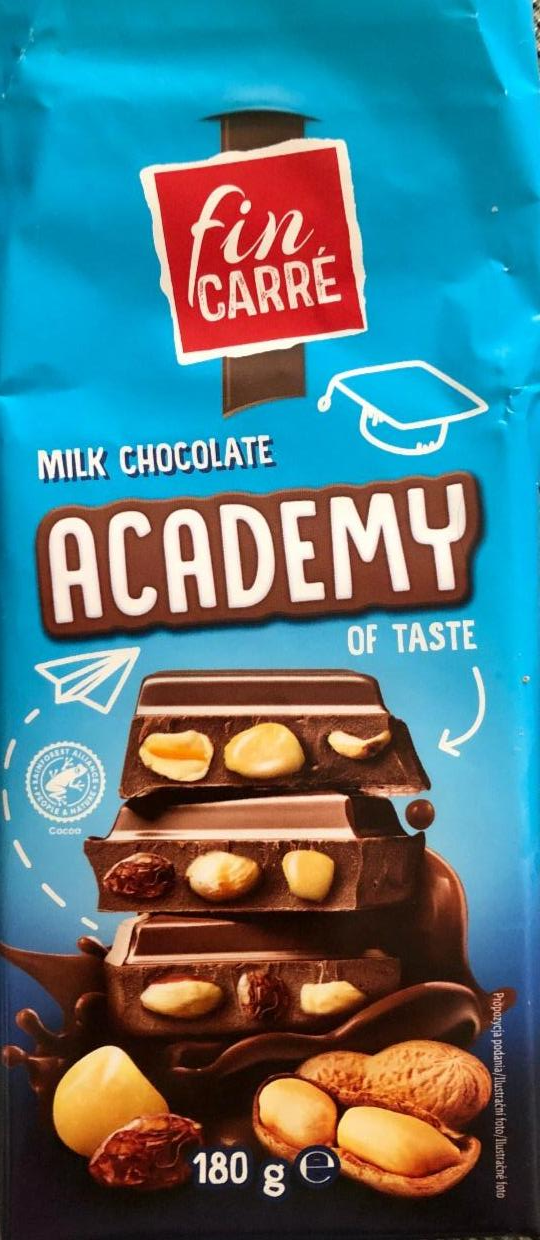 Фото - Шоколад молочный Milk Chocolate Academy Fin Carre