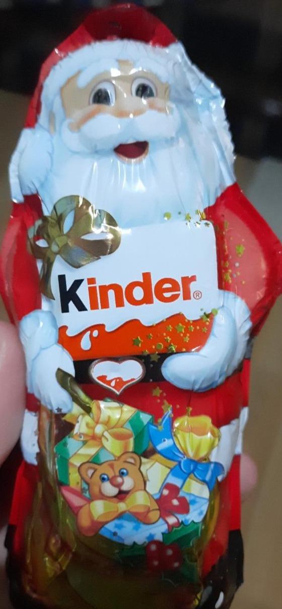 Фото - Фигурка Санта-Клауса в молочном шоколаде Киндер Kinder