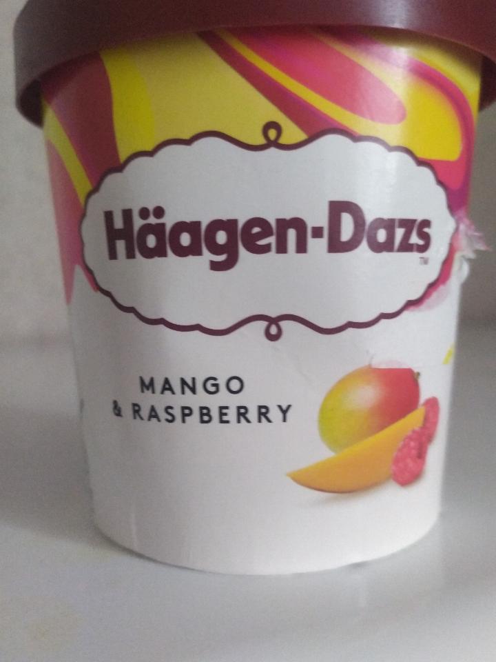 Фото - мороженое манго и малина ведро Häagen-Dazs
