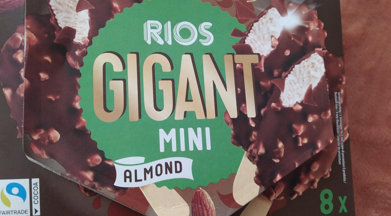 Фото - Мороженое gigant mini almond Rios