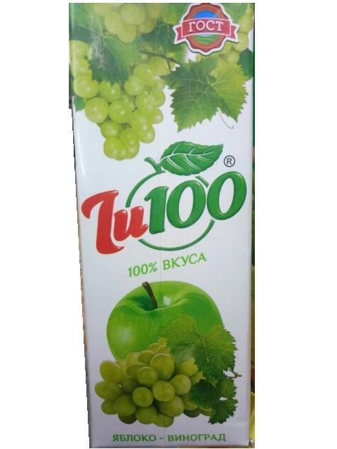 Фото - Нектар Ju100 Яблоко-Виноград