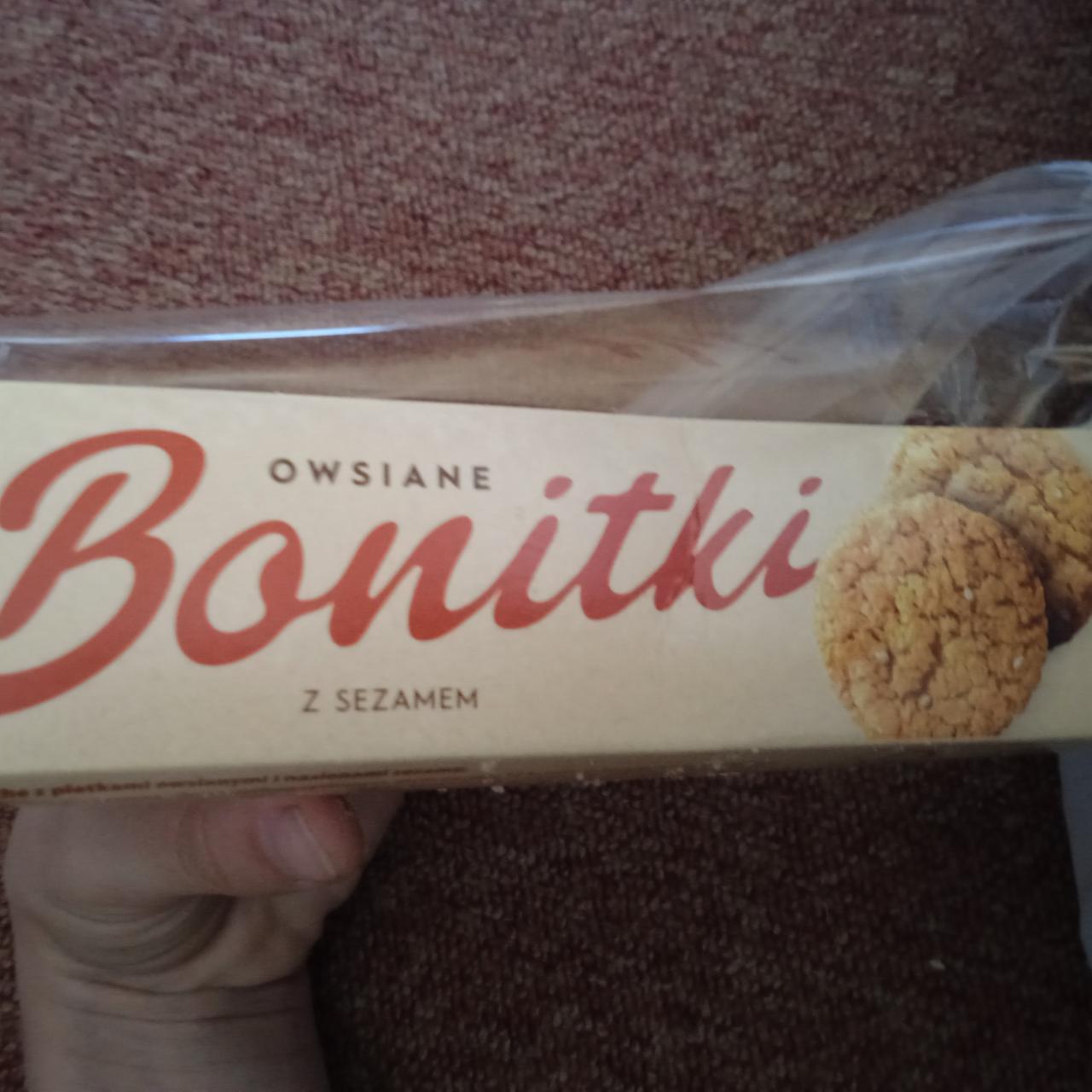 Фото - овсяное печенье с кунжутом Bonitki