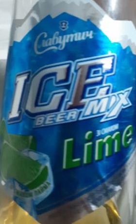 Фото - Ice beer mix со вкусом lime Славутич