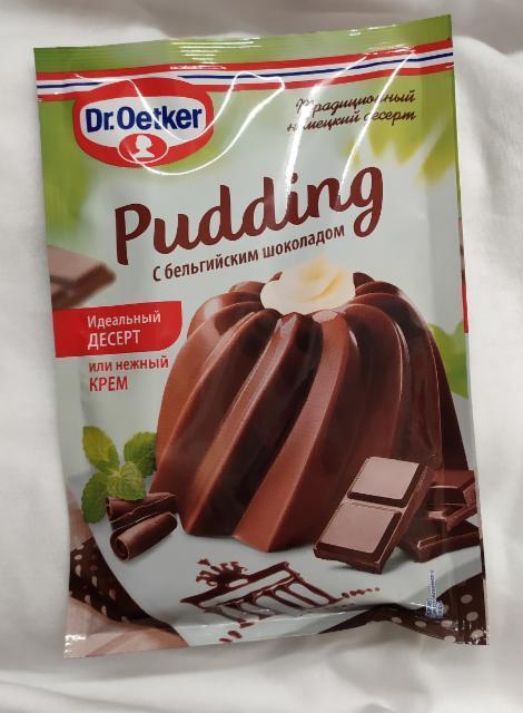 Фото - Пуддинг шоколадный (бельгийский шоколад) Dr. Oetker