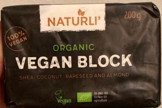 Фото - vegānu block organic Naturli