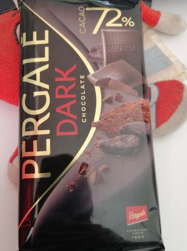 Фото - шоколад темный 72 % Pergale