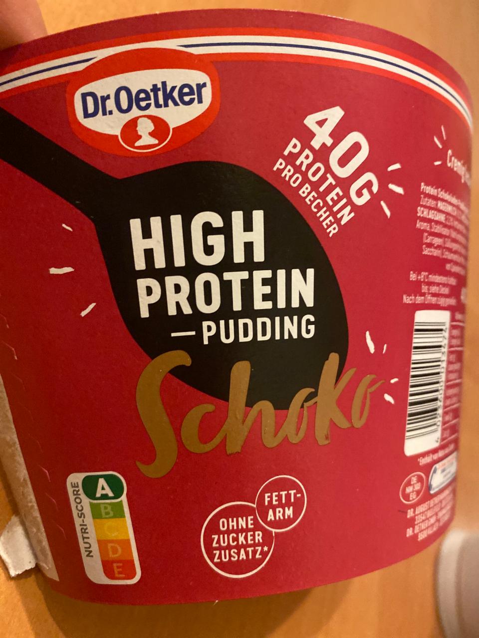 Фото - High protein pudding Dr.Oetker
