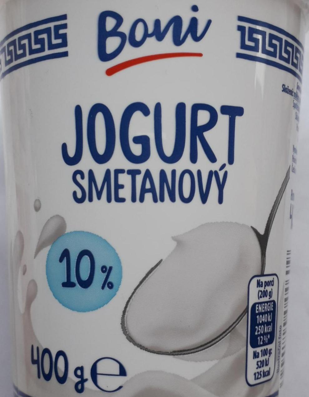 Фото - йогурт сливочный 10% Boni