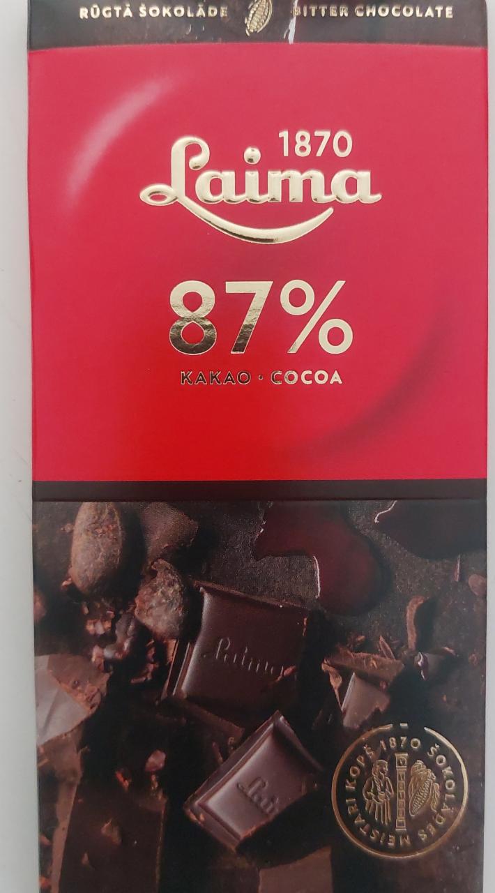 Фото - шоколад 87% Laima