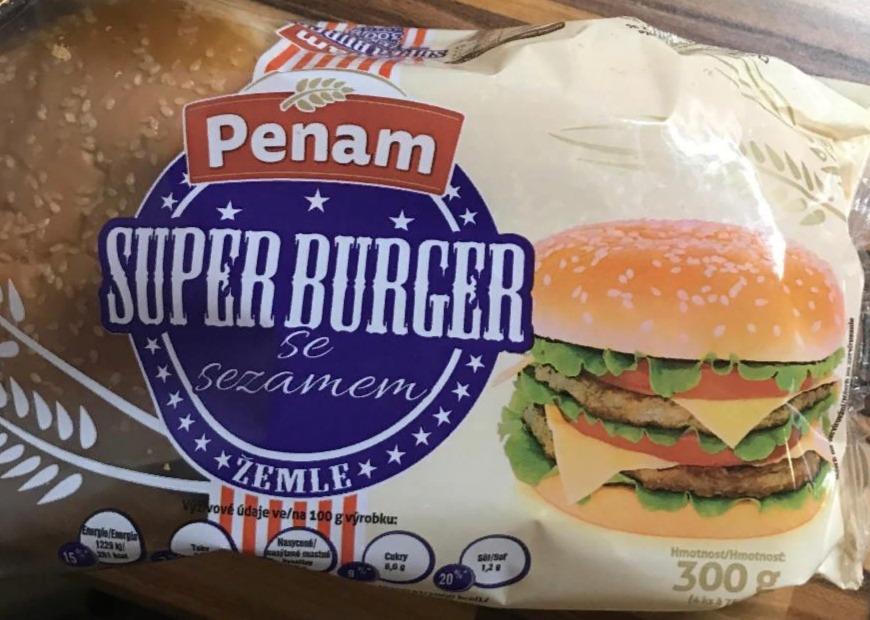Фото - Super Burger se sezamem Penam