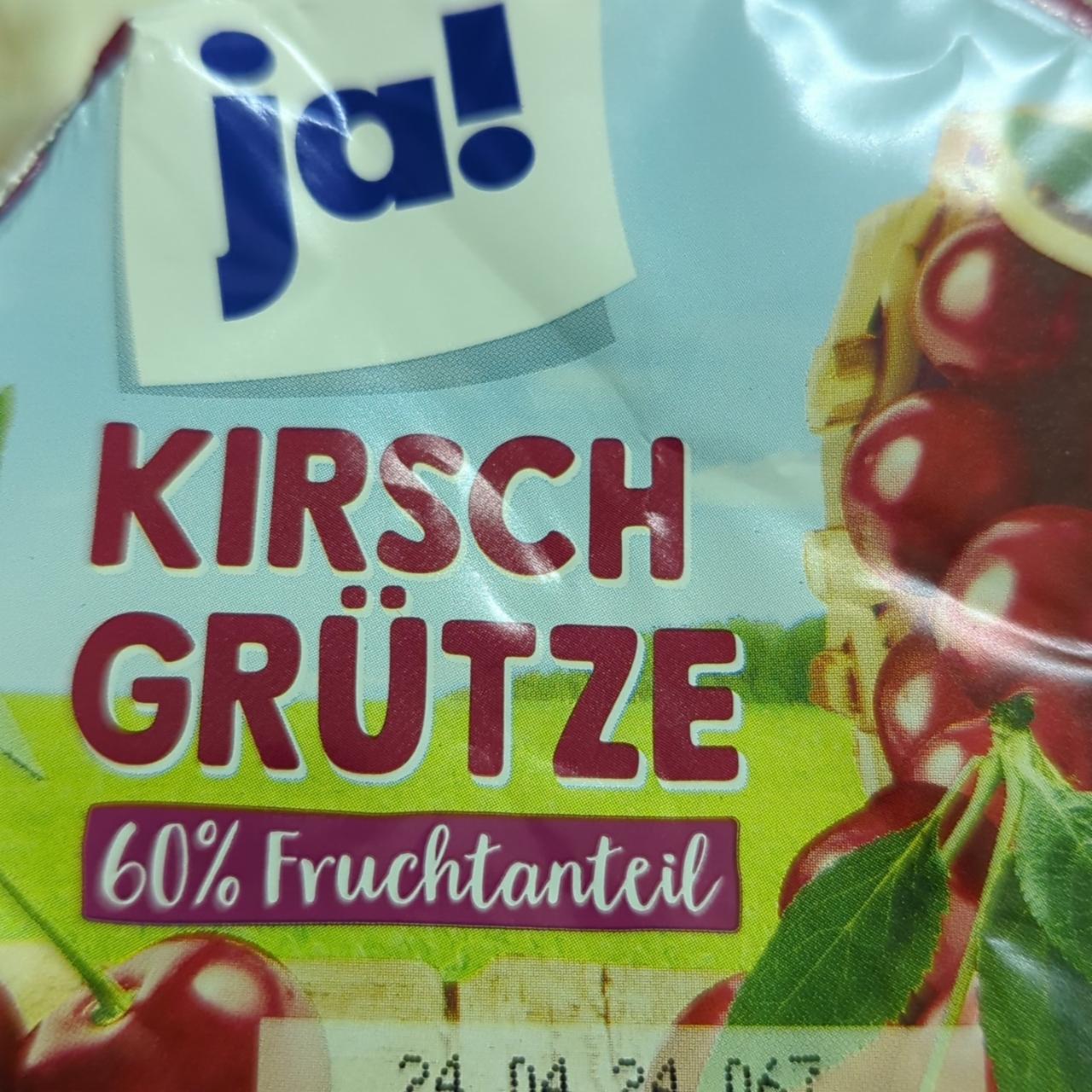 Фото - Kirsch Grütze 60% Fruchtanteil Ja!