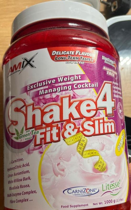 Фото - Shake4 Fit&Slim Banana Amix Nutrition