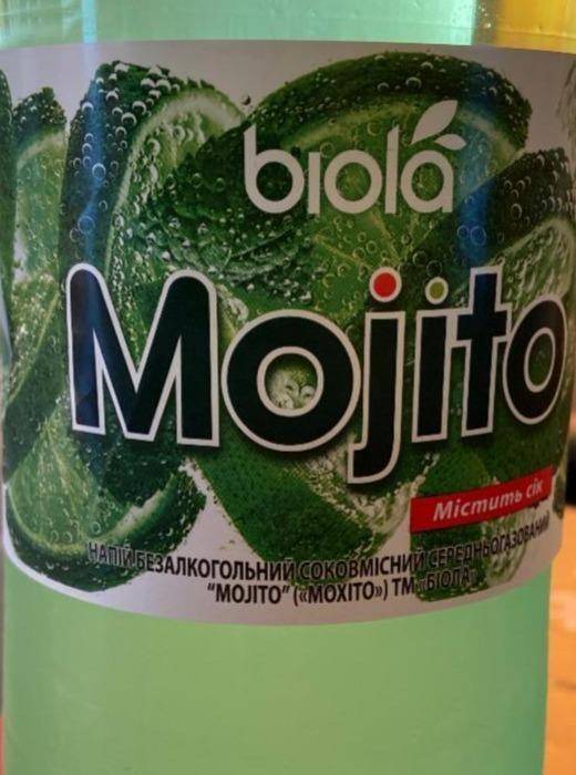 Фото - Напиток безалкогольный сокосодержащий среднегазированный Мохио Biola