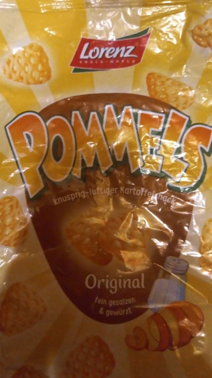 Фото - картофельный снэк чипсы Pommels Lorenz