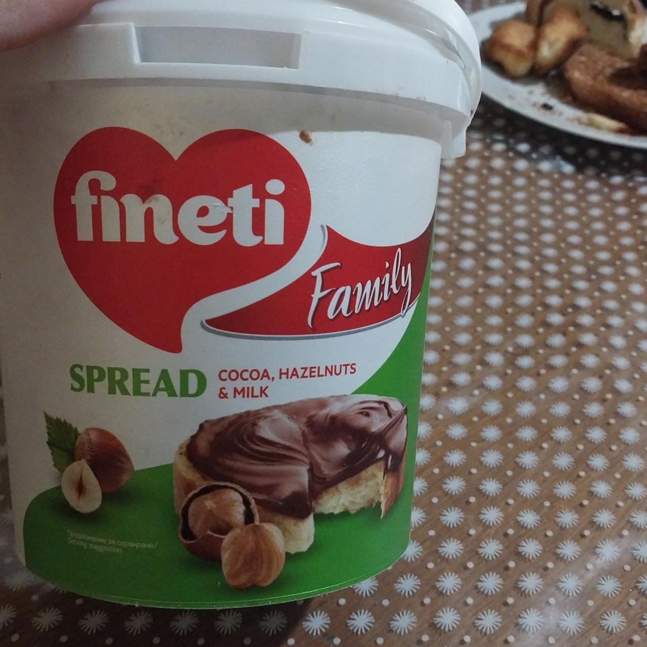 Фото - молочно-фундучный спред с какао Fineti