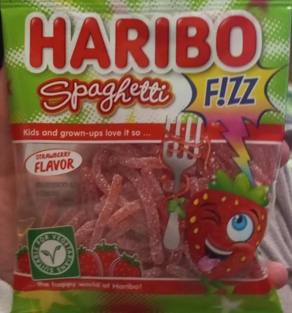 Фото - Желейные конфеты с клубничным вкусом Spaghetti Haribo
