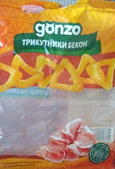 Фото - кукурузные треугольники со вкусом сыра Gonzo