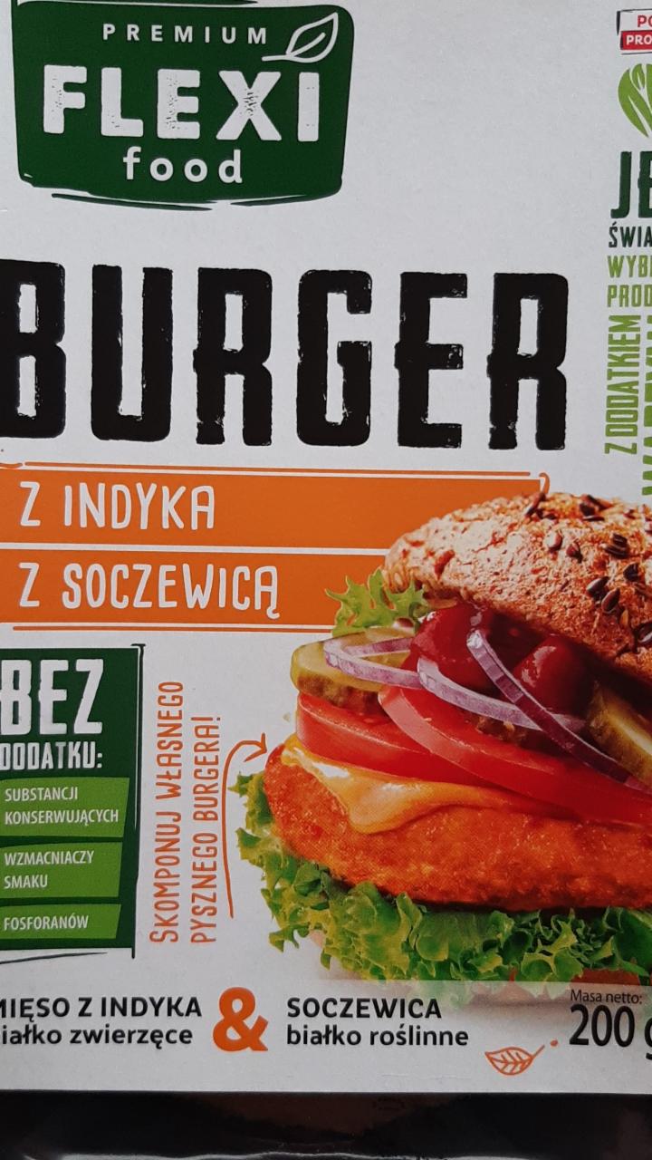 Фото - Burger z indyka z soczewica Flexi food