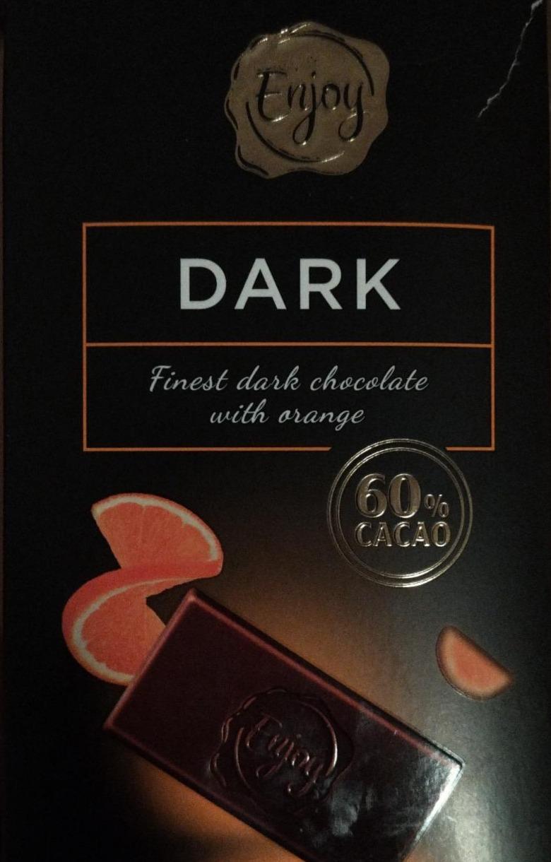 Фото - Шоколад черный 60% с апельсином Dark Enjoy