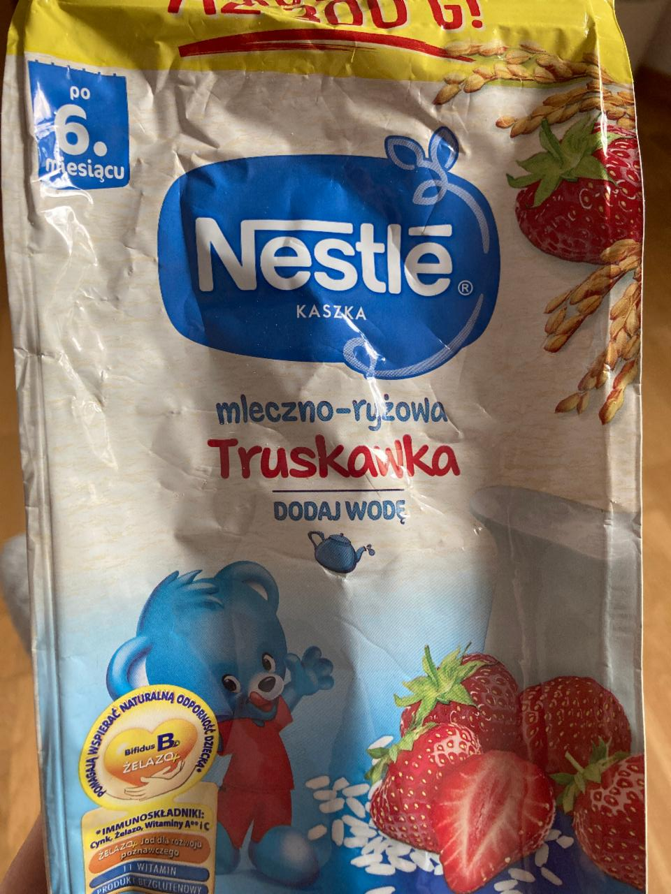 Фото - Kaszka mleczno-ryżowa Truskawka Nestle