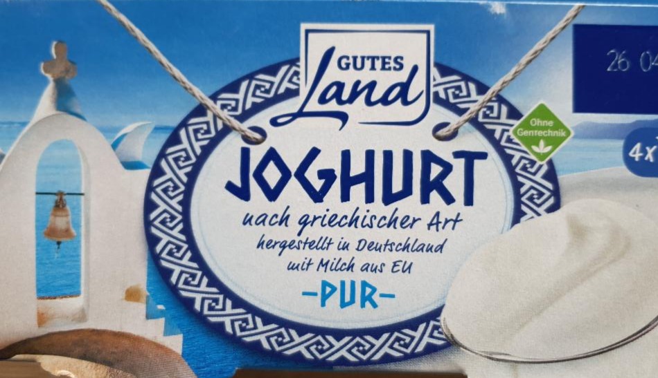 Фото - Йогурт греческий Yogurt Gutes Land