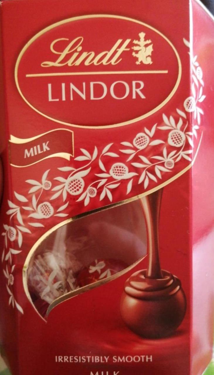 Фото - Конфеты из молочного шоколада с начинкой Lindor Lindt