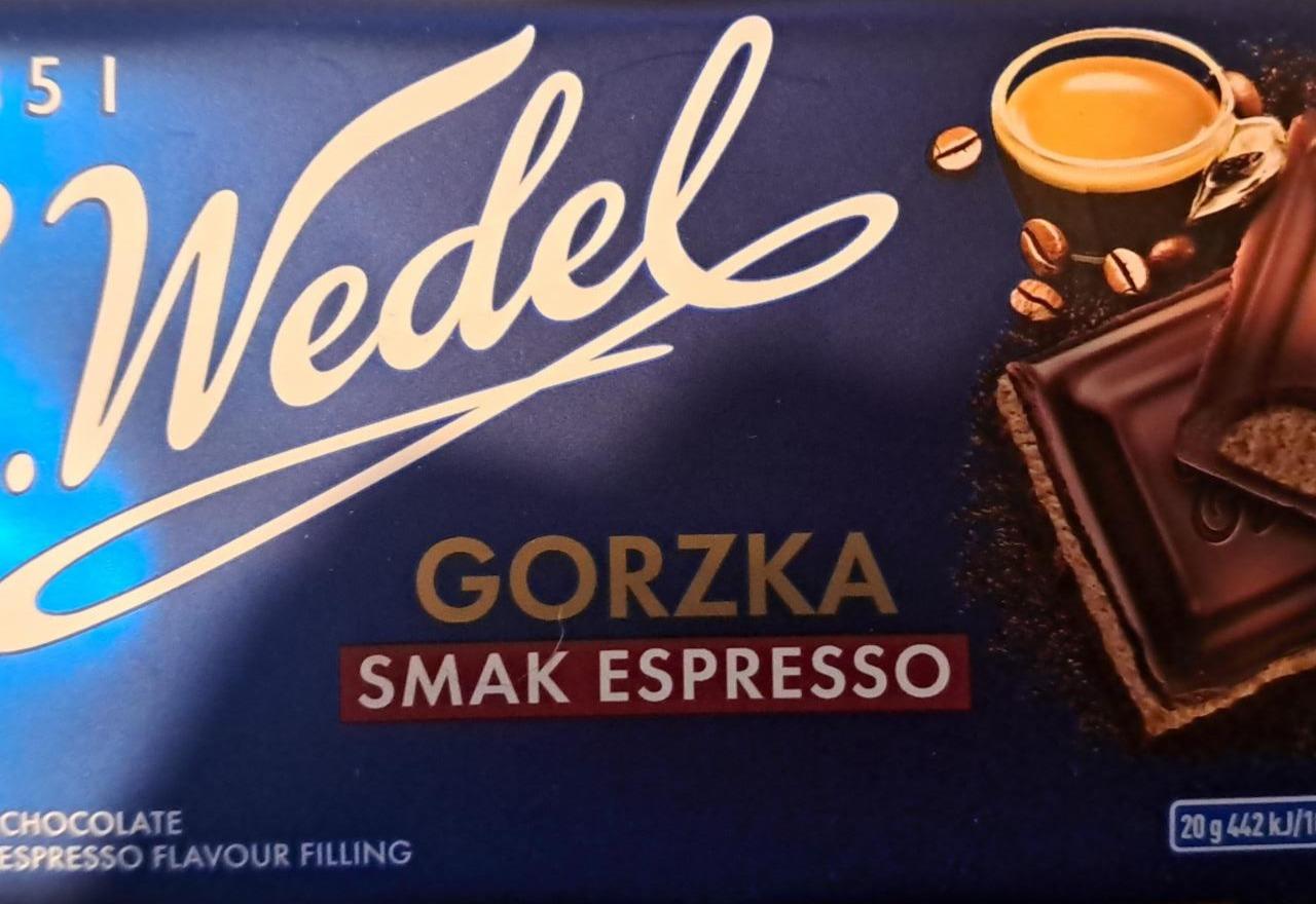Фото - горький шоколад со вкусом эспрессо E. Wedel