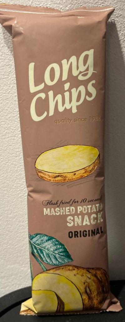 Фото - чипсы со вкусом сыра и зеленого лука Long Chips
