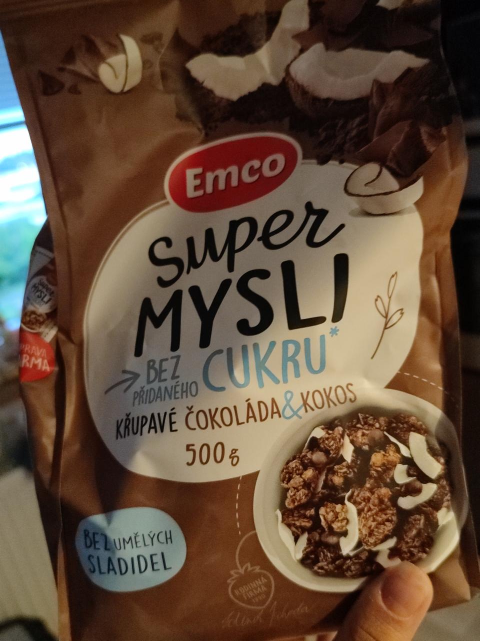 Фото - мюсли без сахара с шоколадом и кокосом Emco