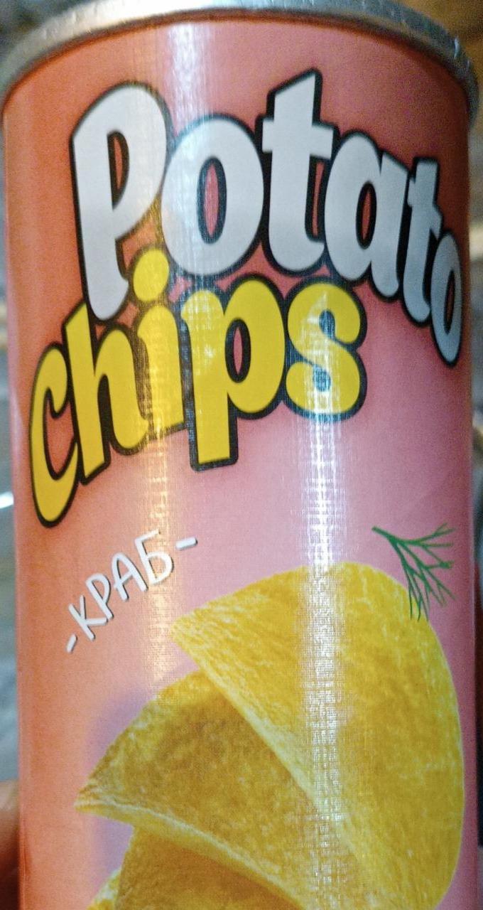 Фото - Чипсы краб Potato chips