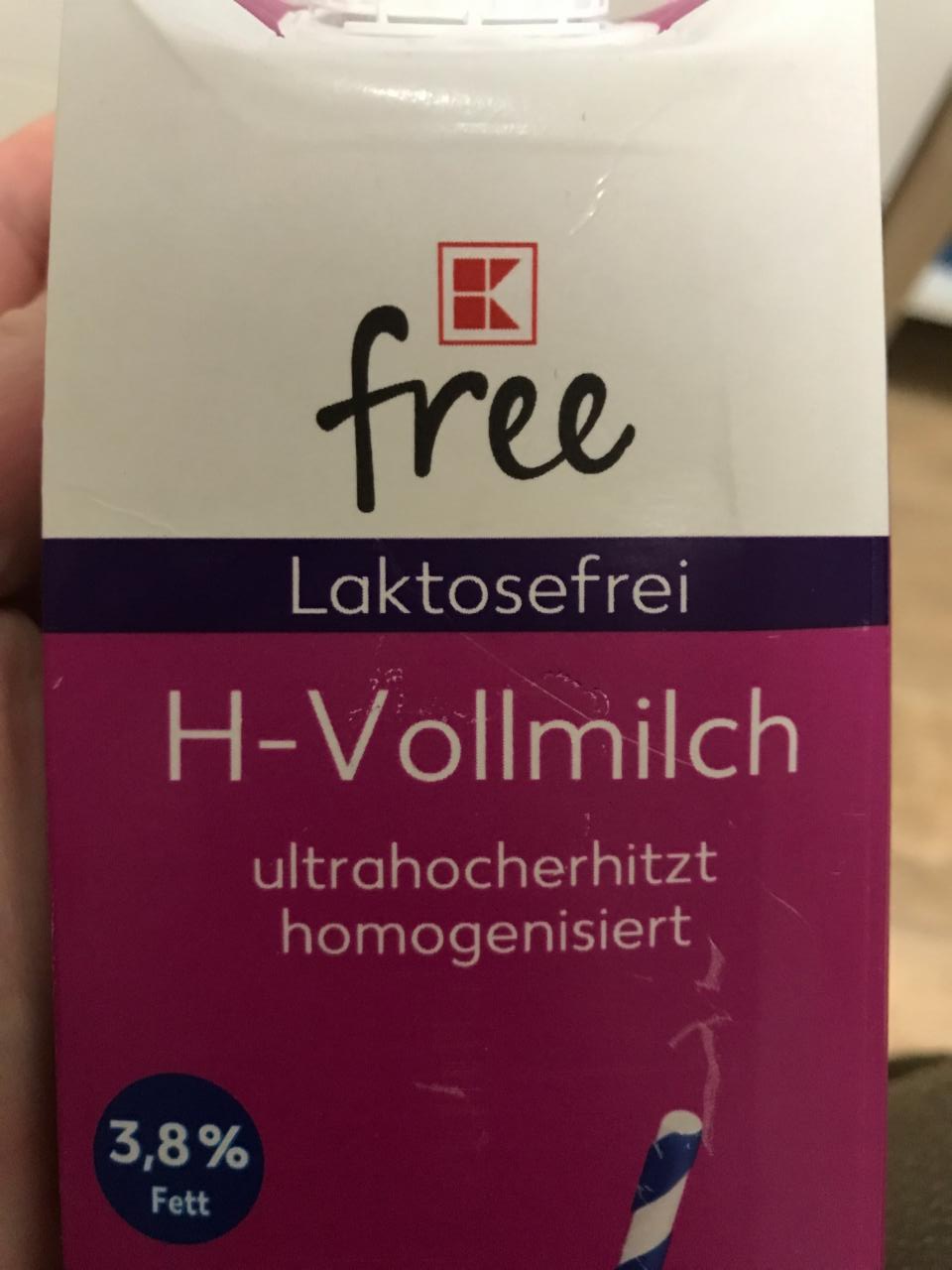Фото - Молоко безлактозное 3.8% Laktosefrei H-Vollmilch K-Classic