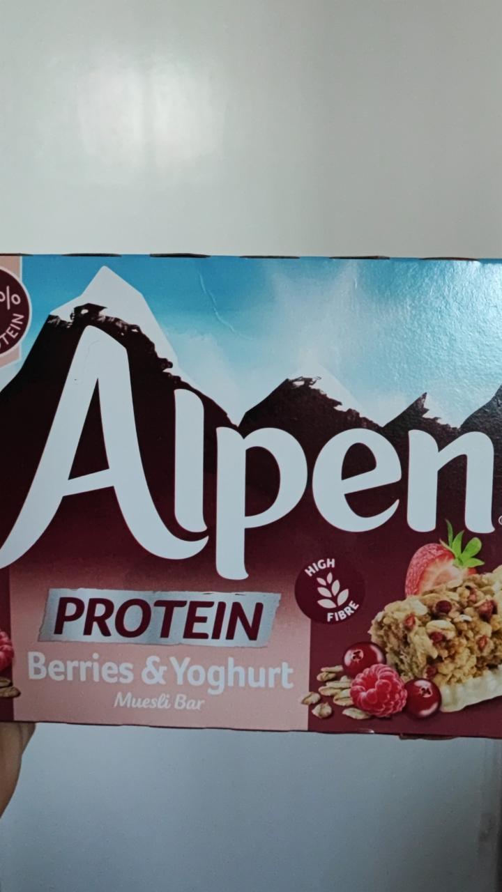 Фото - Батончик злаковый Alpen protein