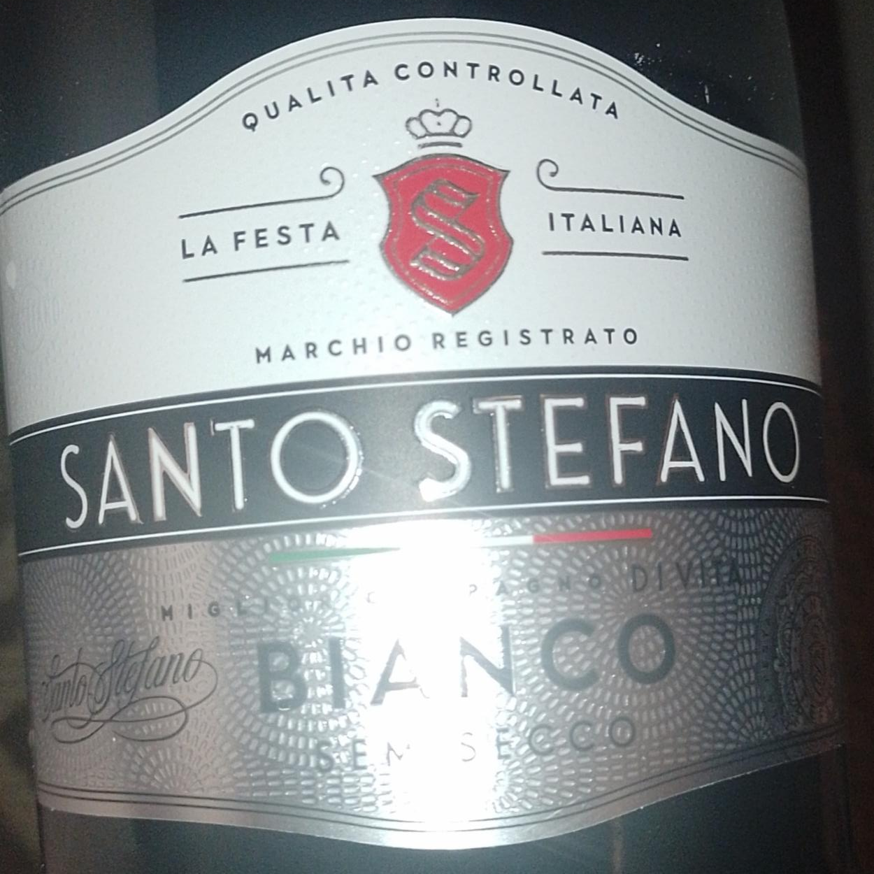 Фото - Винный напиток газированный белый полусладкий Santo Stefano Bianco Amabile